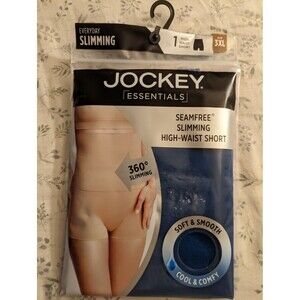 Jockey Essentials Seamfree Slimming High Waist Short Underwear Blue 3XL